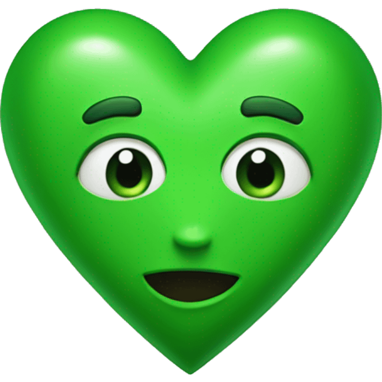 Green heart emoji