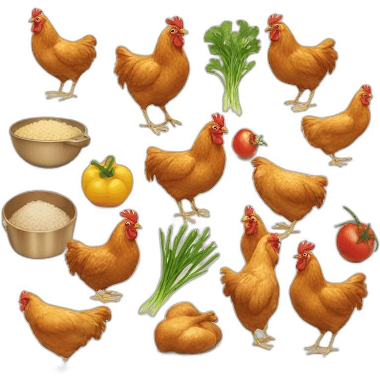 Chicken recipe  emoji