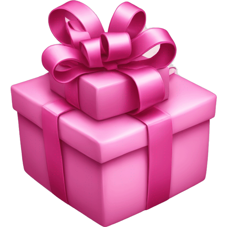 Pink Xmas present  emoji