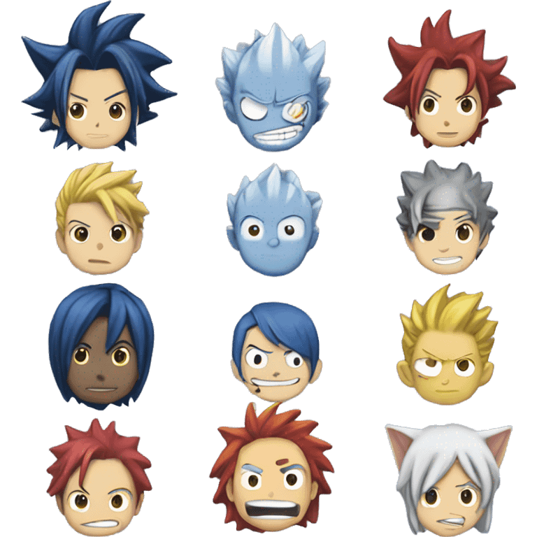 Fairy tail anime símbolo  emoji