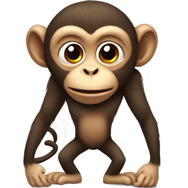 Monkey with a big butt emoji