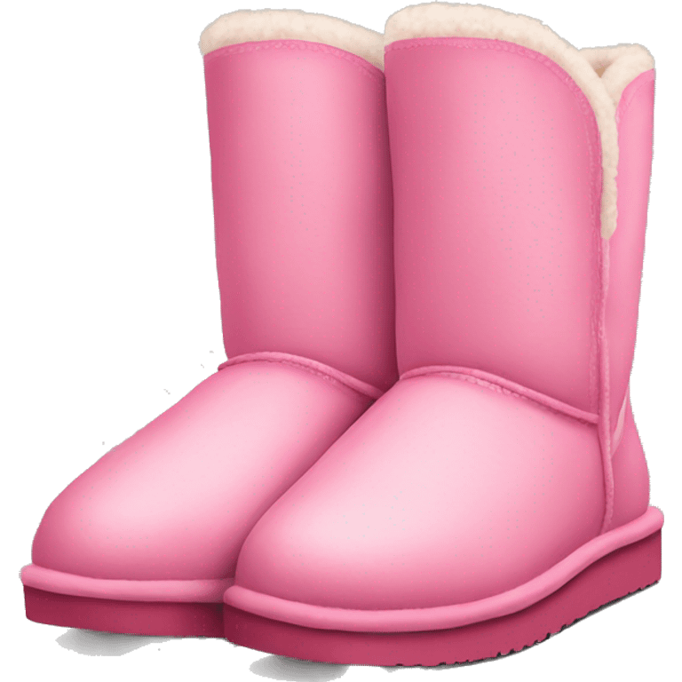 pink ugg shoes  emoji