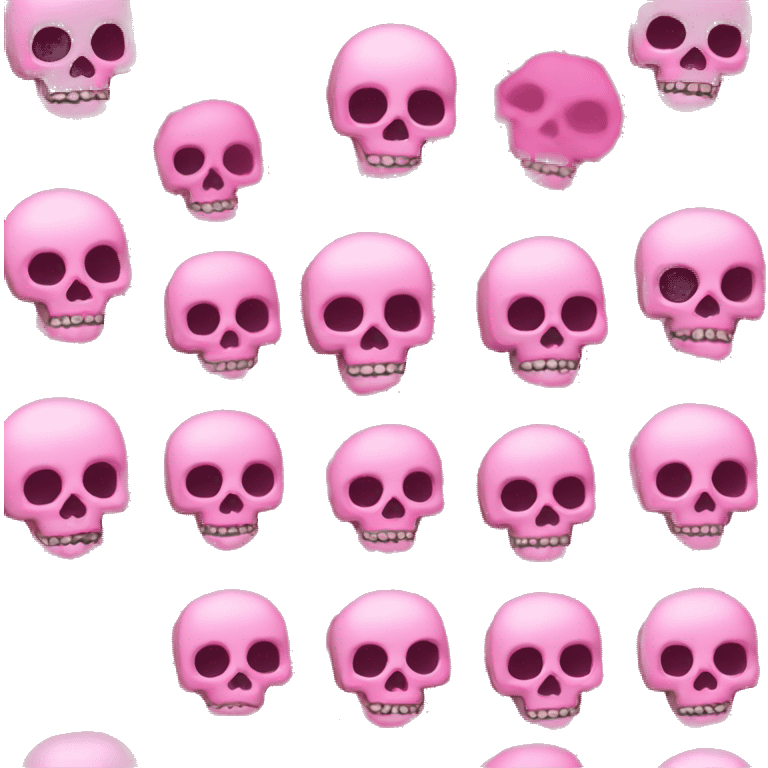 pink skull emoji