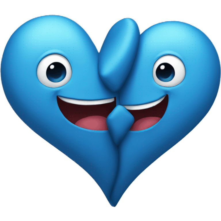 Blue double heart  emoji