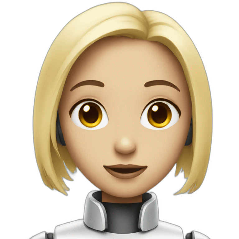 robot girl  emoji