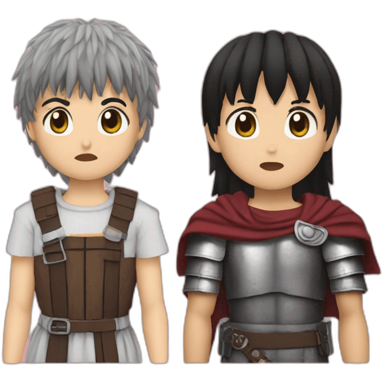 Guts and Casca Berserk emoji