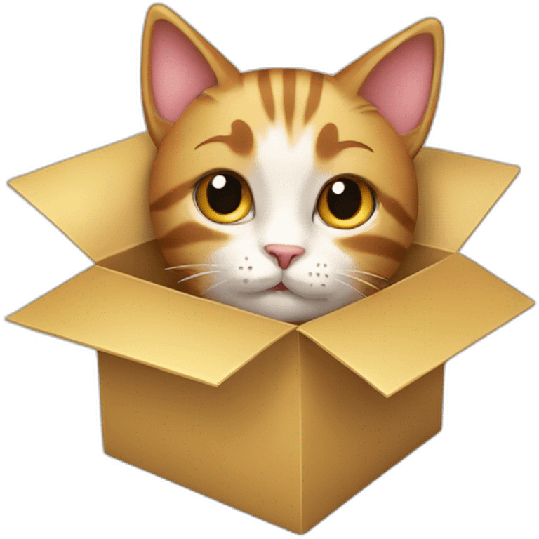 cat in gift box emoji