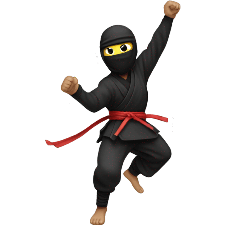 Celebrating Ninja emoji