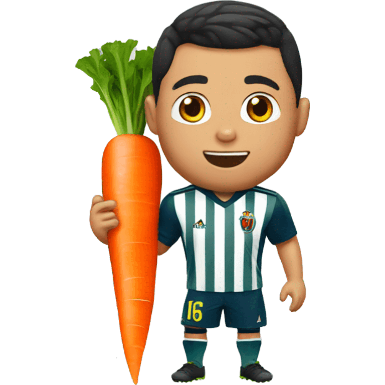 ronaldo 7 eating carrot emoji