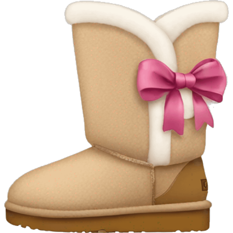 Uggs with bows emoji