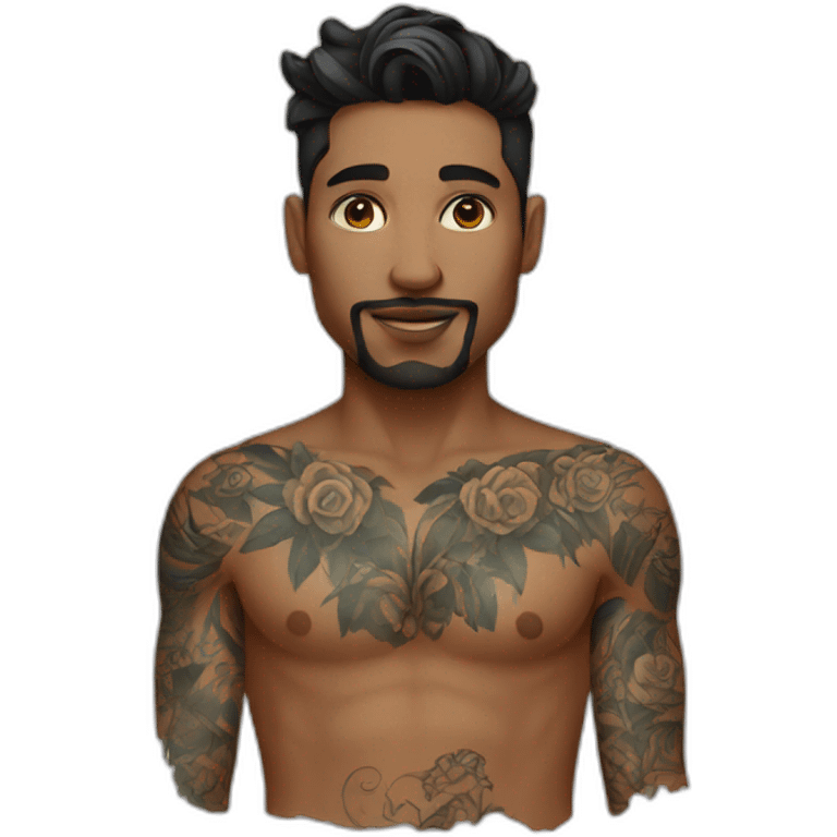 Tattoo male emoji