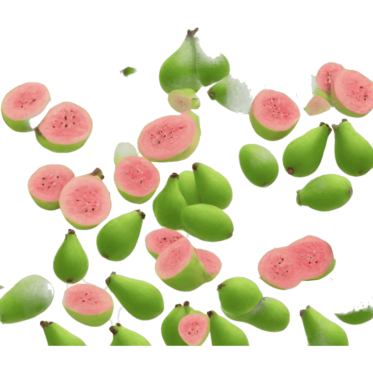 Pink guava singular emoji