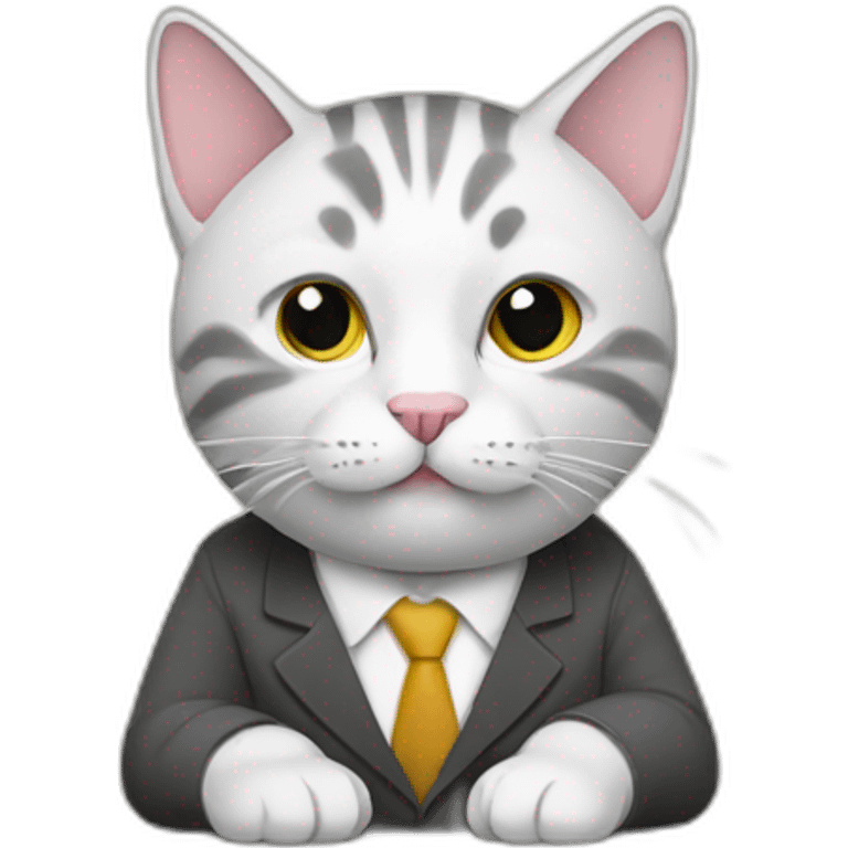 Cat project manager emoji