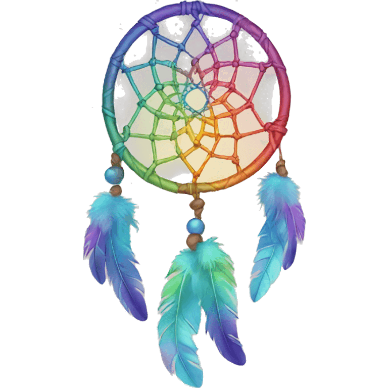 rainbow dreamcatcher emoji