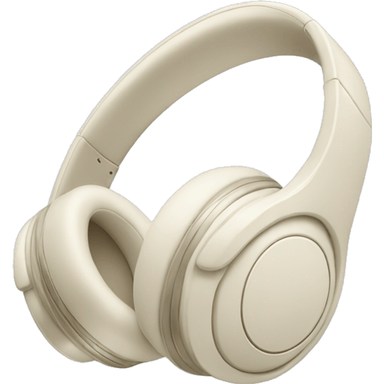 Ivory colored Beats headphones emoji