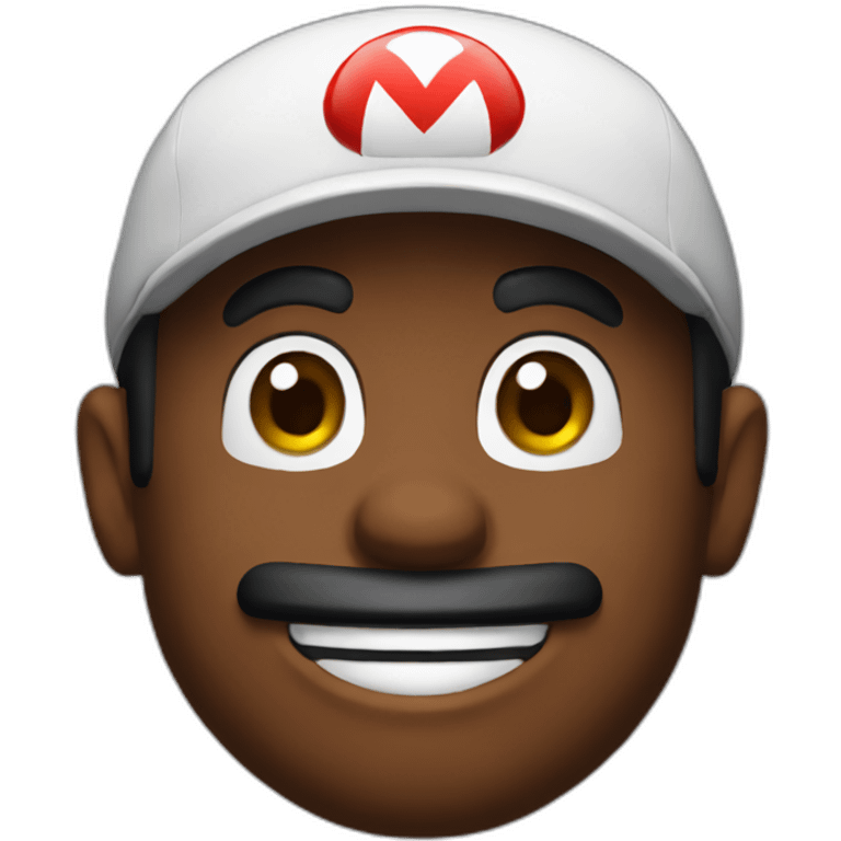 Black mario emoji