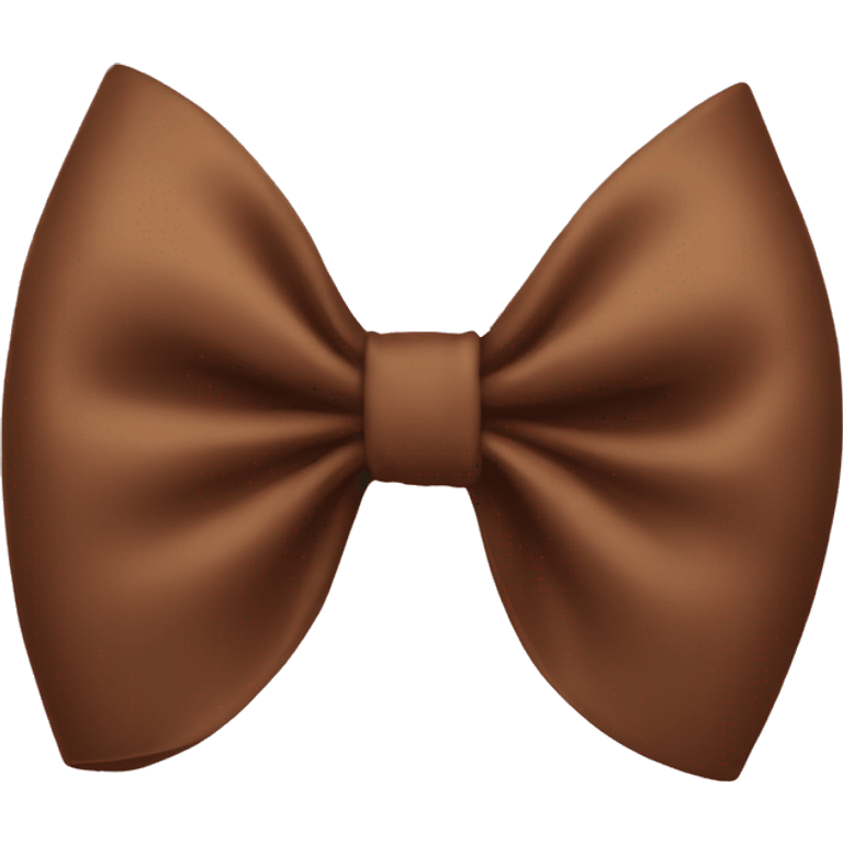 Aesthetic brown bow emoji