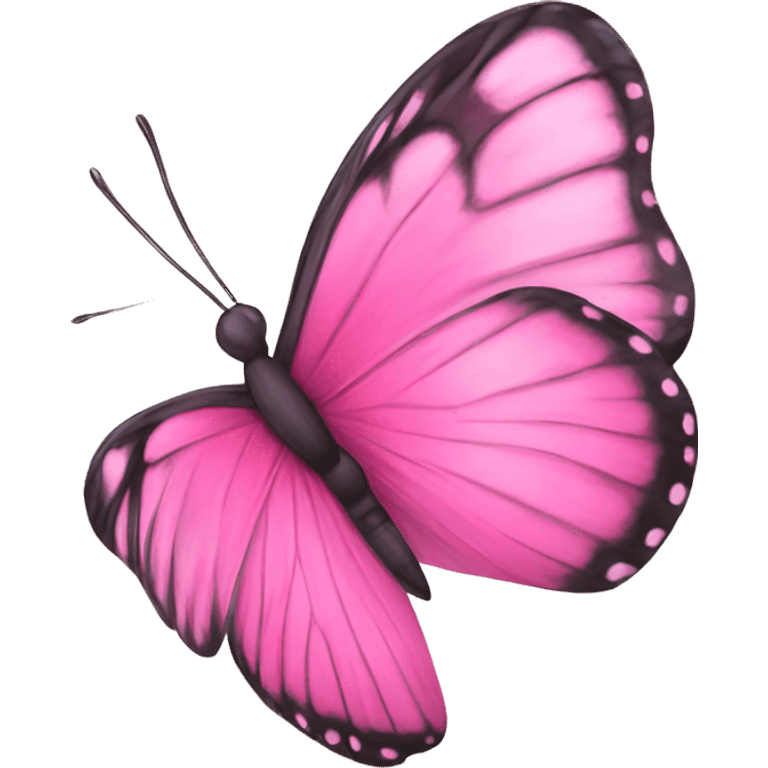 Butterfly pink emoji