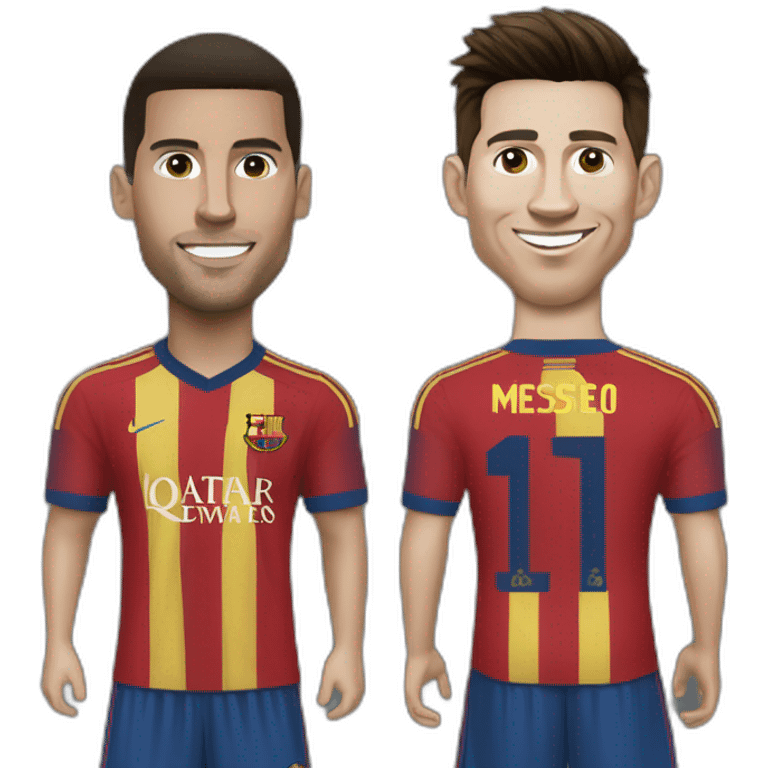 ronaldo et messi emoji