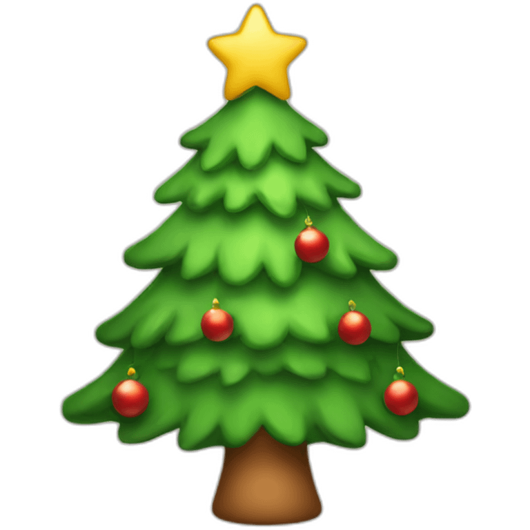 cute christmas tree emoji