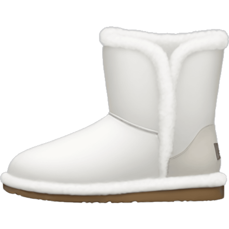 white UGG shoes emoji