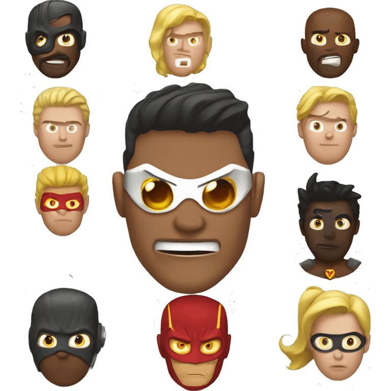 Super héros Flash emoji