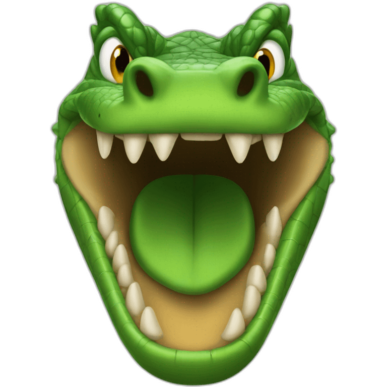 evil alligator emoji