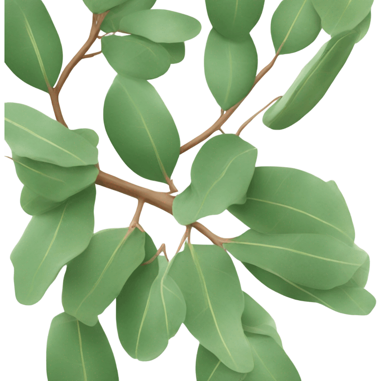  branch of eucalyptus emoji