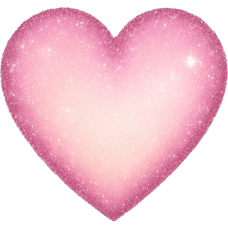 Light pink sparkly heart  emoji