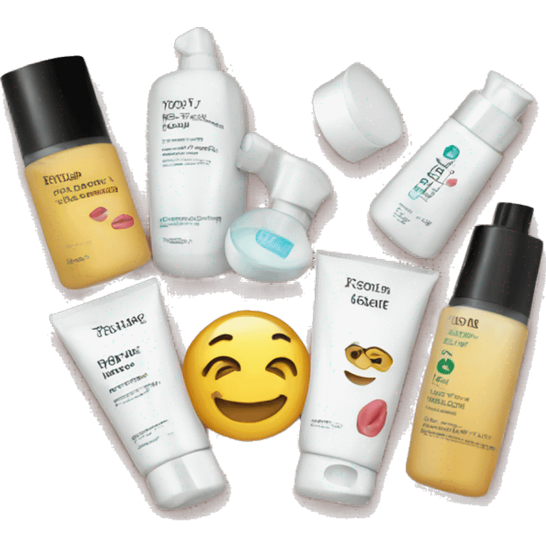 Skincare products emoji