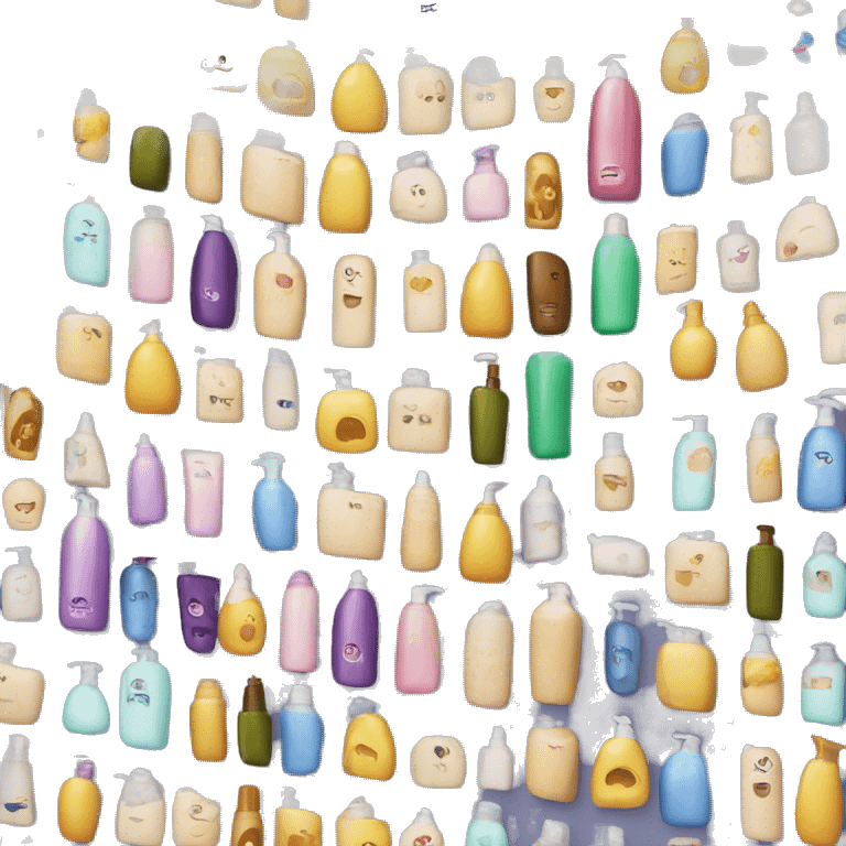 Shampoo and conditioner bottles emoji