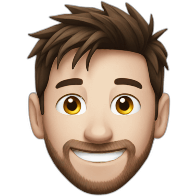 Messi smiling emoji