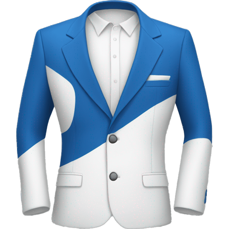 blue Blazer white flaps emoji