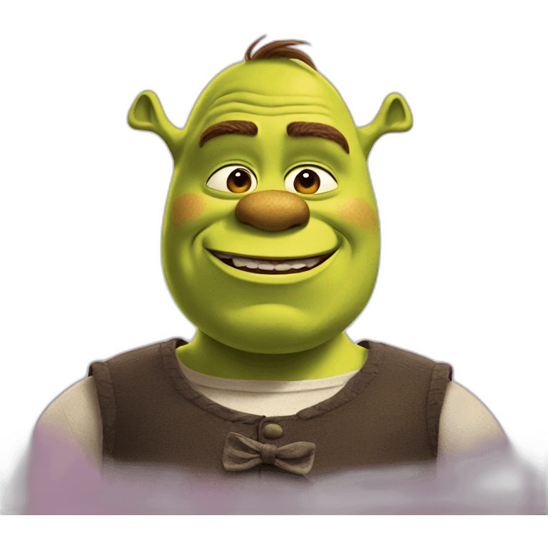 shrek with mustaches emoji