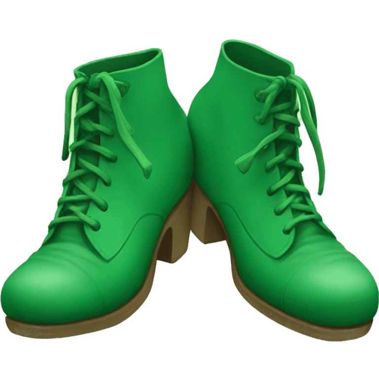 green heel emoji