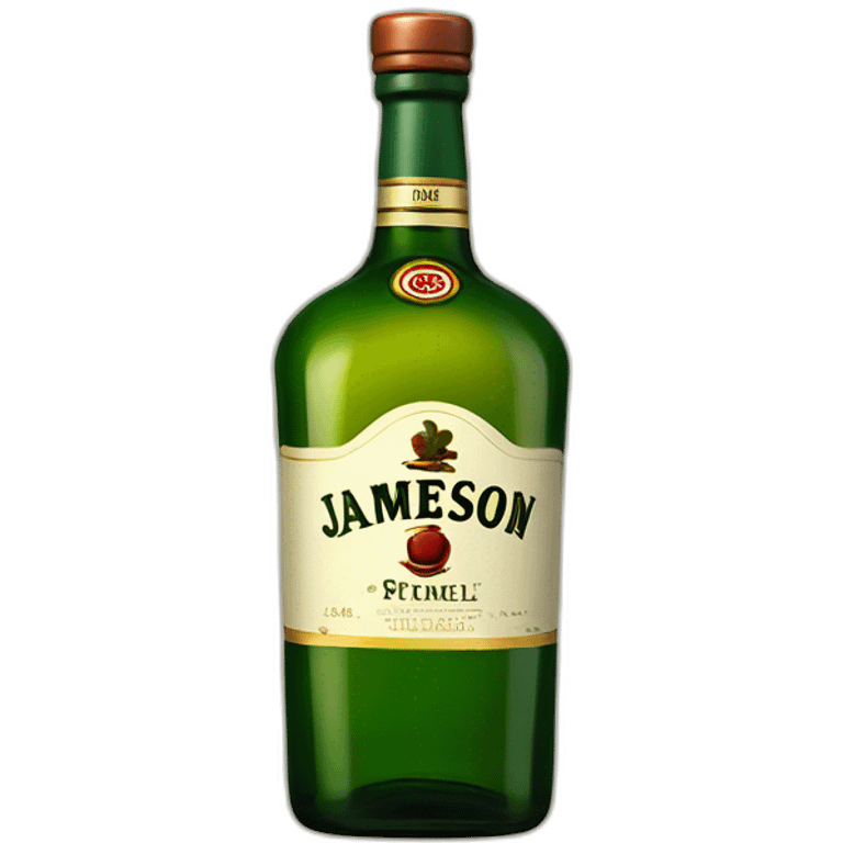 Jameson Irish whiskey bottle emoji