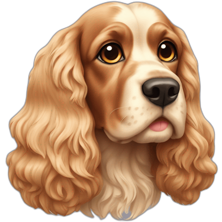 Cocker spaniel dog emoji