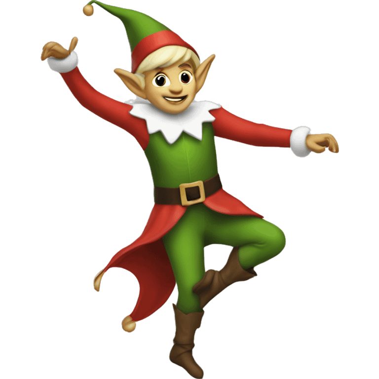 My elf dancing emoji