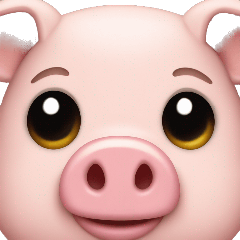 pig smile face emoji