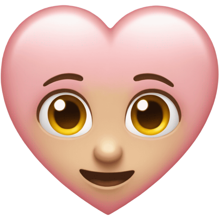 Light pink heart emoji