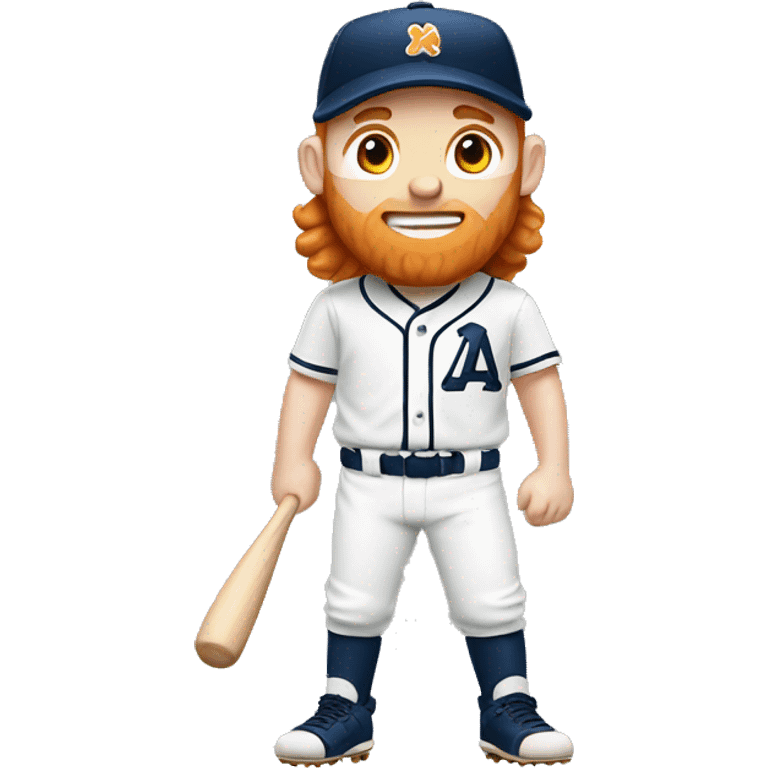 ginger baseball player emojis emoji