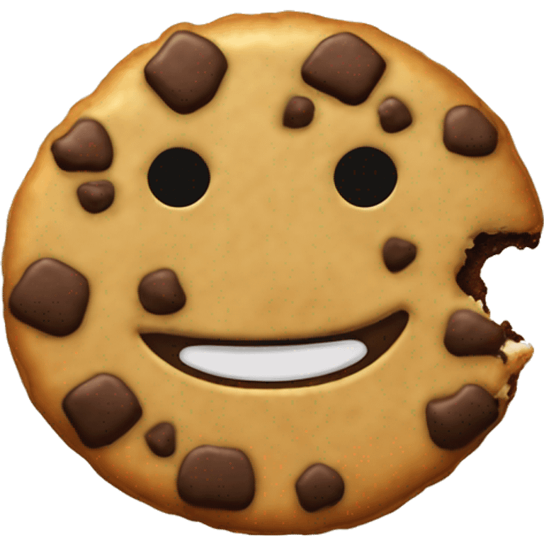 mephone4 from the webseries inanimate insanity on youtube eating a cookie emoji