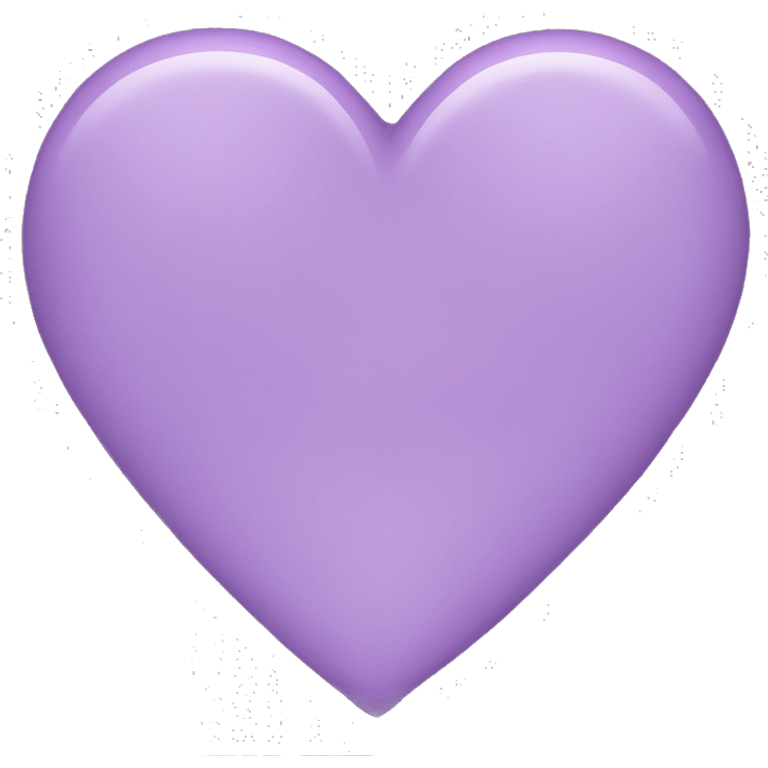 lilac purple heart emoji