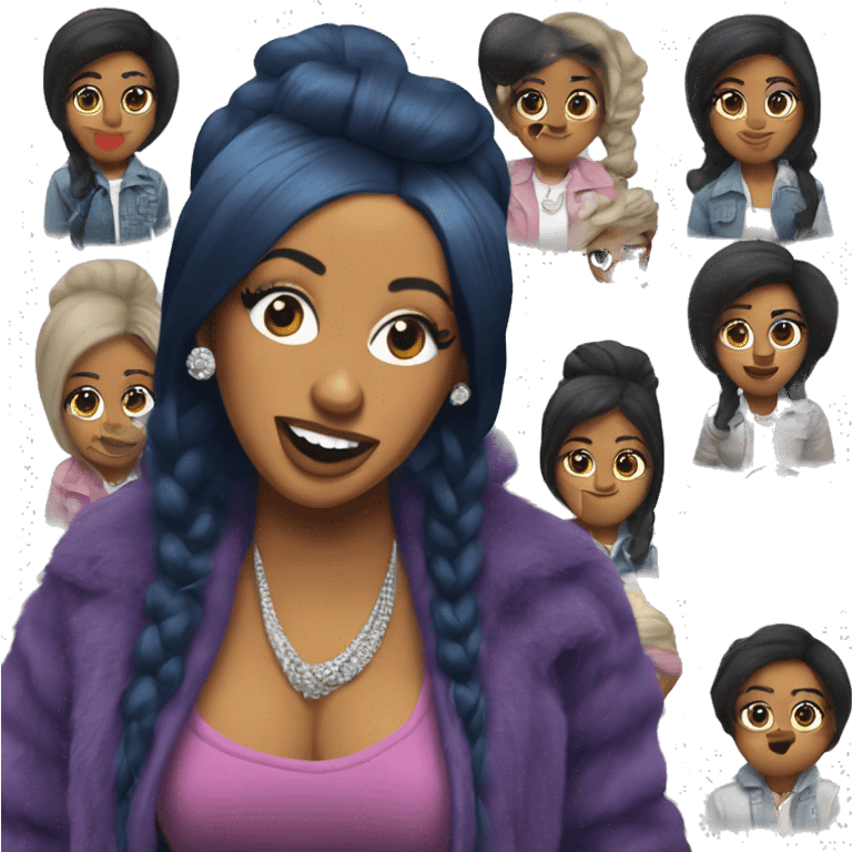 Cardi B  emoji