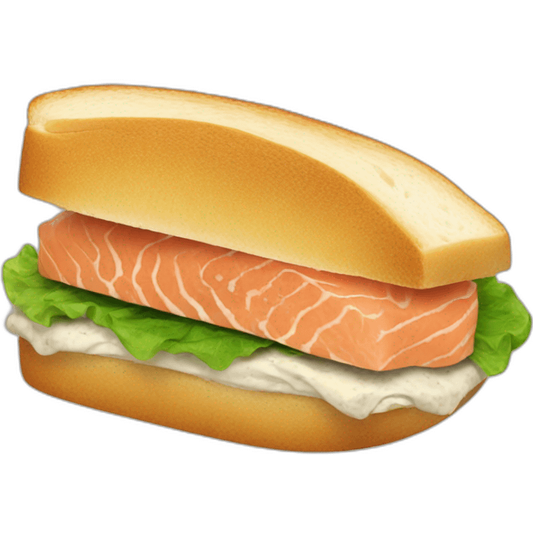 salmon sandwich emoji