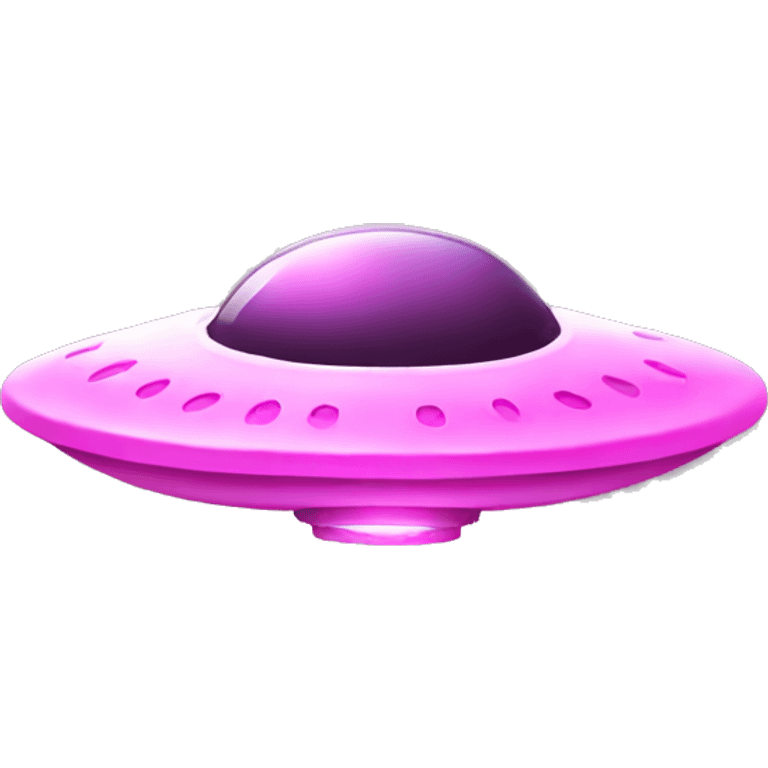 Pink ufo emoji