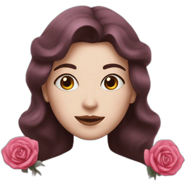 Fantôme+rose emoji