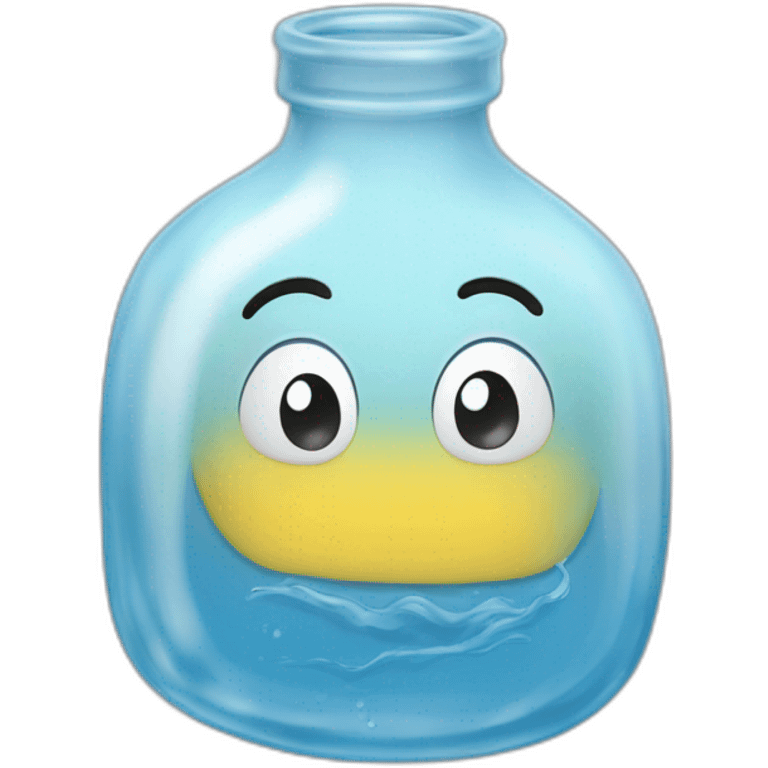 Bouteille d’eau plastique emoji