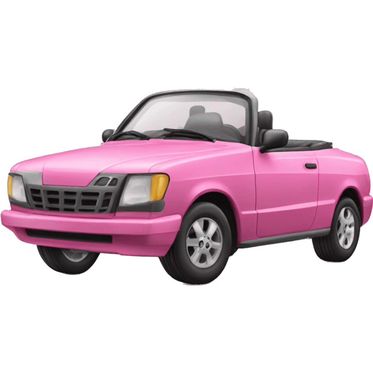 Crie um carro rosa emoji