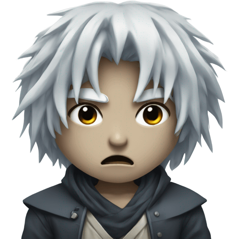 Shigaraki angry chibi emoji